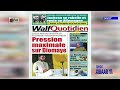 Revue de Presse - 01 Septembre 2025 - Pr : Mamadou Mouhamed Ndiaye