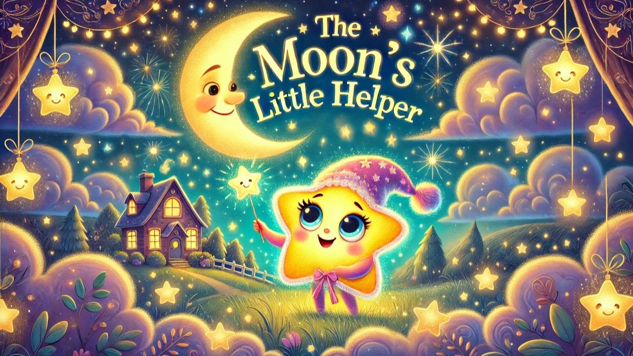 Helper Moon The Moon's Little Helper#bedtimestories #sleepmusic #sleepaid # ...