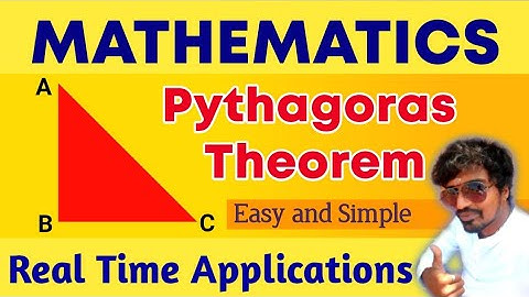 Explain Pythagoras Theorem Class 10th in Tamil | Define Pythagorean Theorem | TN Class 10 9th Maths