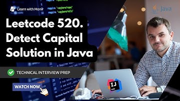 Leetcode 520. Detect Capital Solution in Java