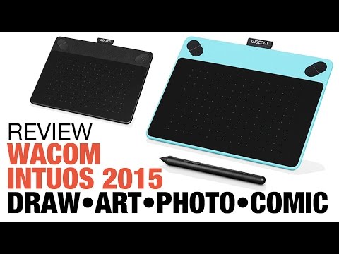 리뷰 : Wacom Intuos 2015 태블릿 : 아트 포토 만화 그리기
