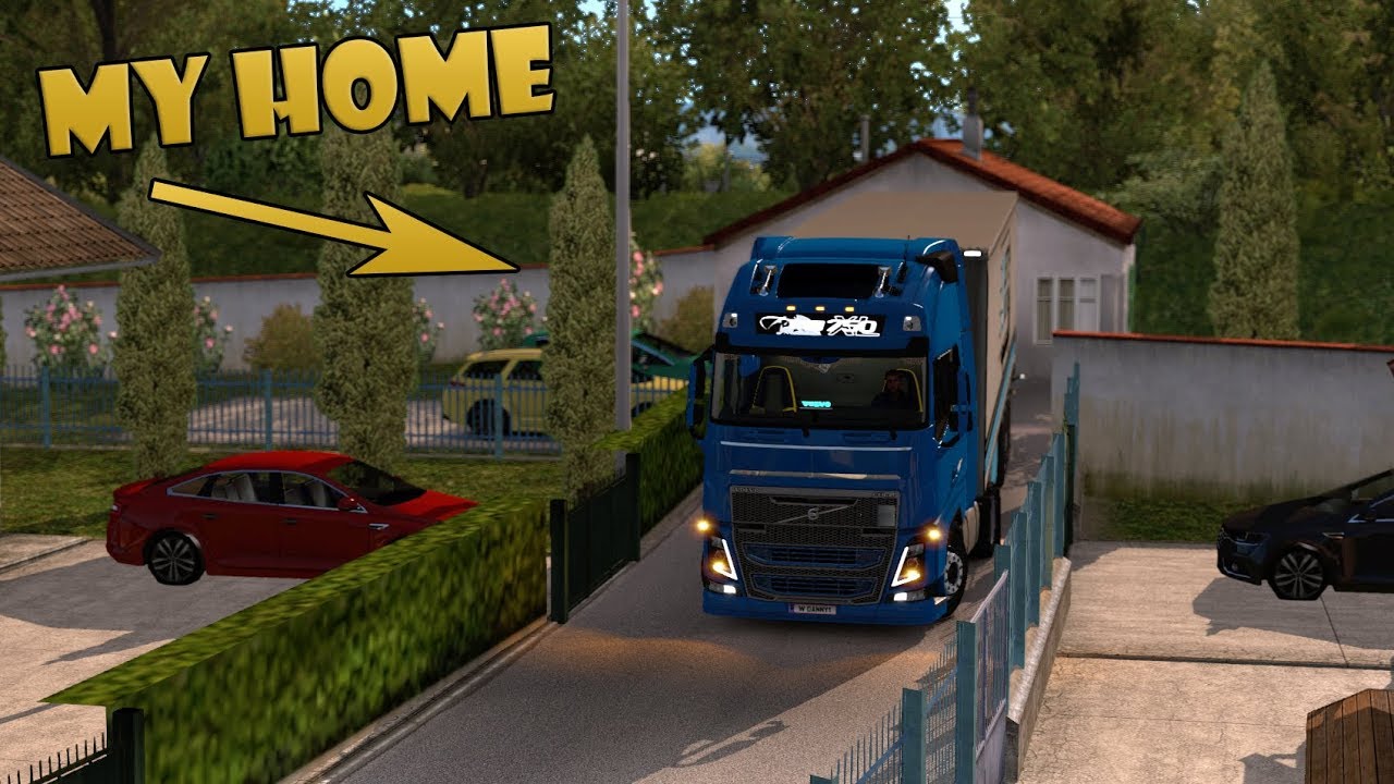 ETS2 Parking at my Home (Euro Truck Simulator 2) YouTube