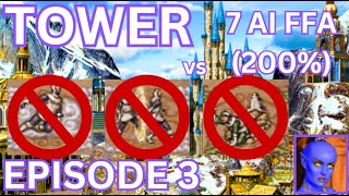 Tower! No res, No Tier 5 spells - Neela Episode 3 - CLOUD TEMPLES!  Heroes of Might and Magic 3 Hota