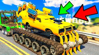 НАШЁЛ САМУЮ СТРАШНУЮ МАШИНУ-МЯСОРУБКУ! - БИТВА ЭВАКУАТОРОВ В GTA 5 ONLINE