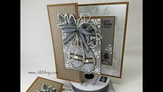 Stampin Up Winter Adventures Snow Shoes in Pecan Pie