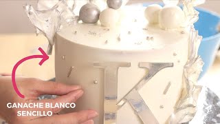 ¿Cómo hacer GANACHE de chocolate blanco?