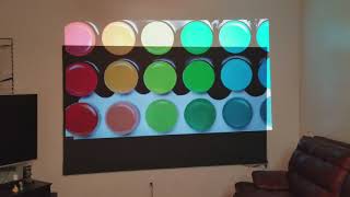 Optoma Hd27 Projector Dark Screen Vs Wall.