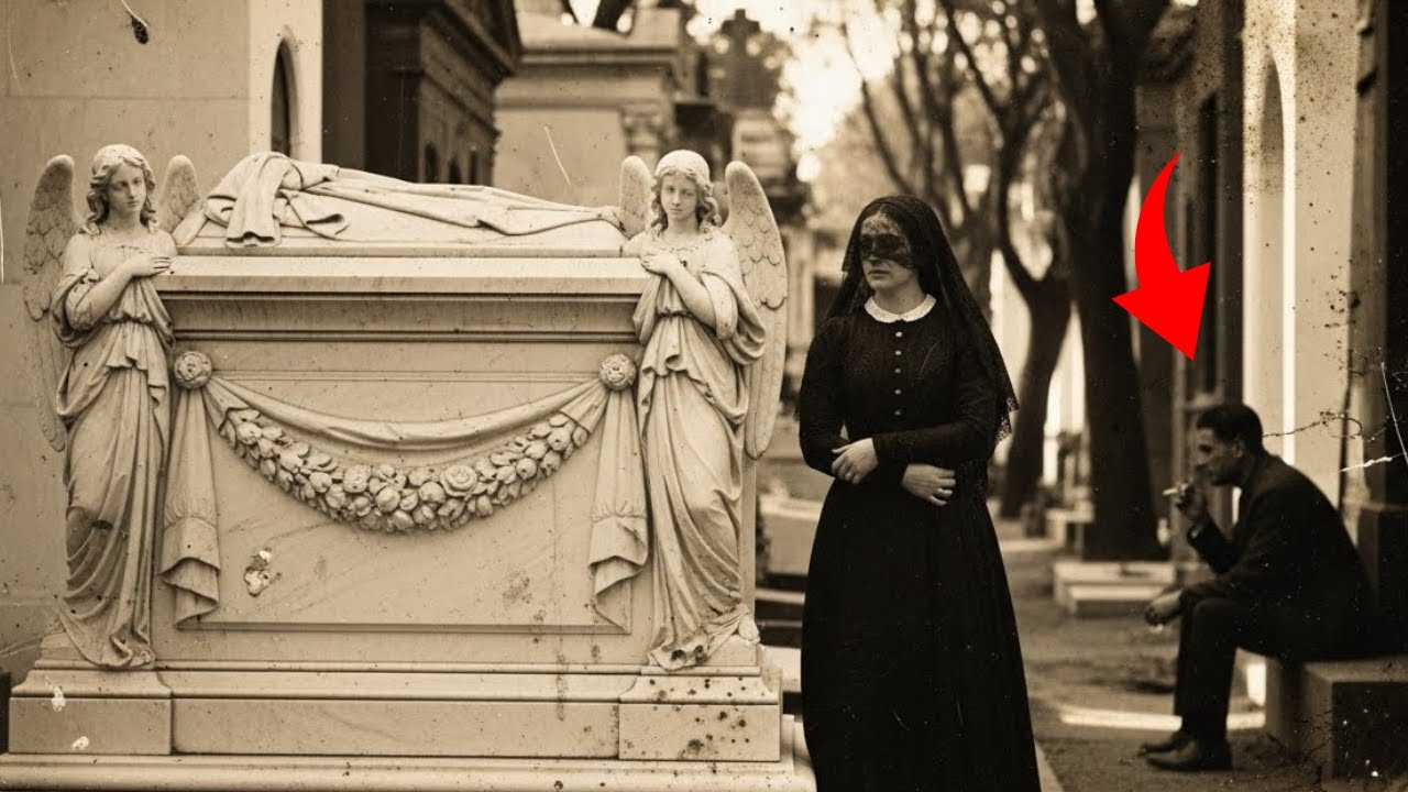 (1915, Buenos Aires) La Viuda que Visitó la Tumba de su Marido… y Él Estaba Sentado Esperándola
