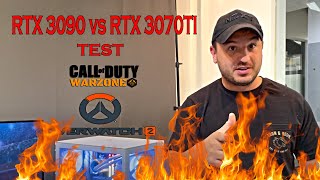 RTX 3090 vs RTX 3070 — Test in Overwatch 2/ Warzone (1080p,1440p) Ultra settings