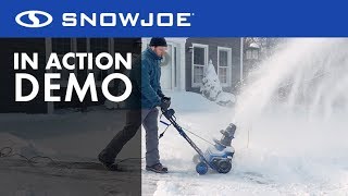 Sj615E - Snow Joe 15-Inch 11-Amp Electric Snow Blower - Live Demo