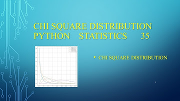 卡方分布（Chi Square distribution ）Python统计36——Python程序设计系列139