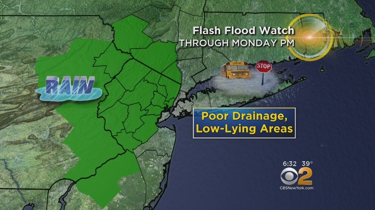 Flash Flood Warning For Parts Of The Area - YouTube