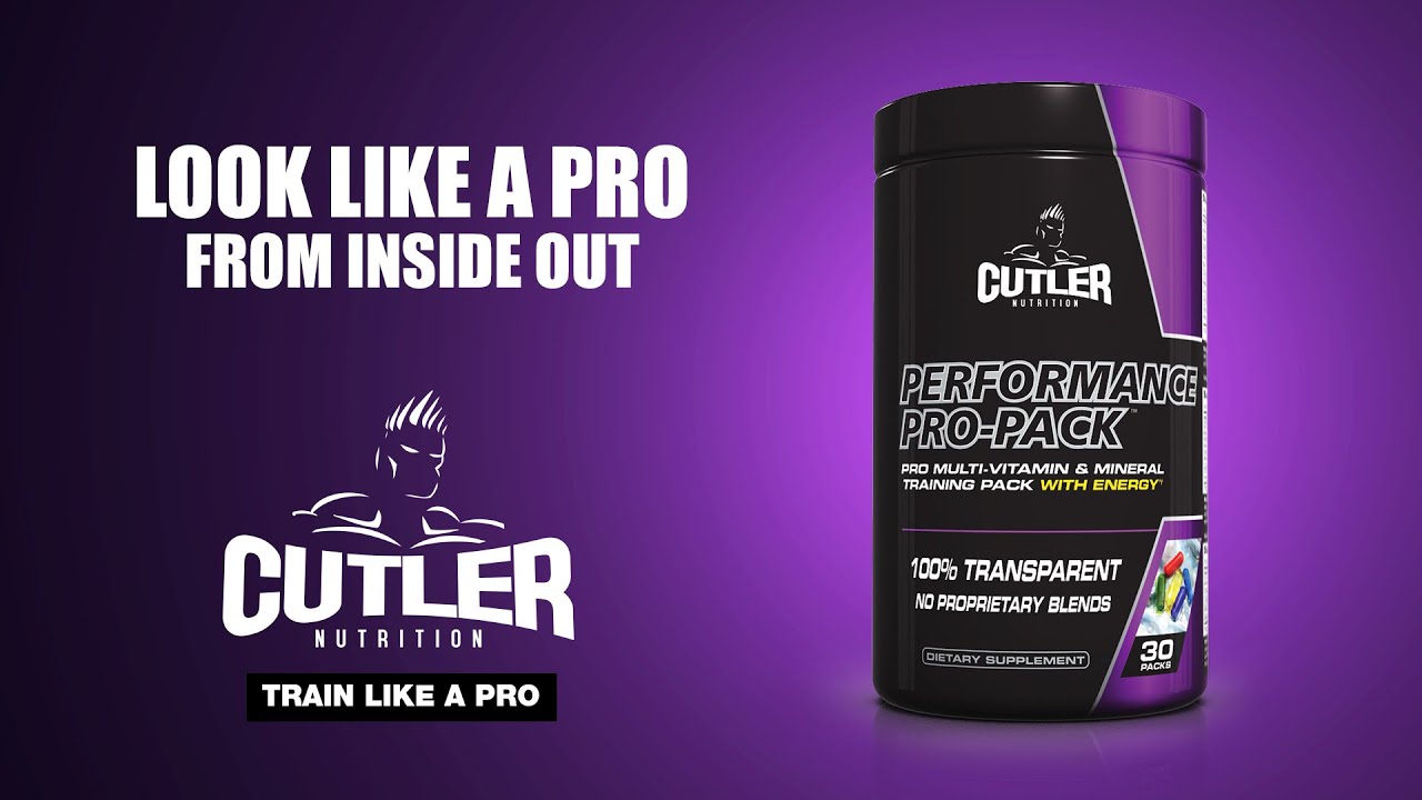 PERFORMANCE PRO PACK™ by Cutler Nutrition - YouTube