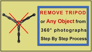 Remove/Erase tripod or any object from 360° photographs | Step By Step Process. screenshot 1