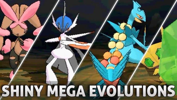 All 48 Shiny Mega Evolutions Pokemon X Y Usum ORAS Level 100 3DS / Pokémon  Home