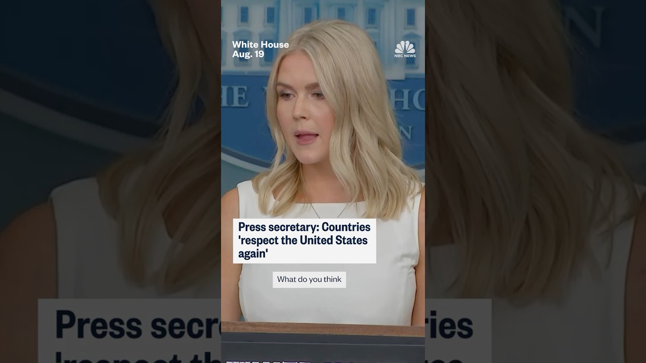 Press secretary: Countries 'respect the United States again'