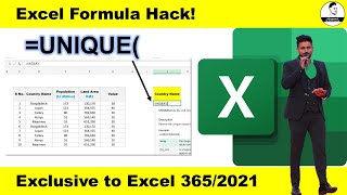Excel UNIQUE Formula Explained – Extract Unique Values Easily!