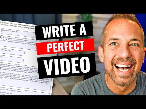 My YouTube Video SCRIPT FORMULA for Hi Impact Videos