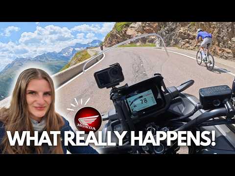 Behind the Scenes of a Honda Motorcycle Event in the Alps 🏍️🏔️
