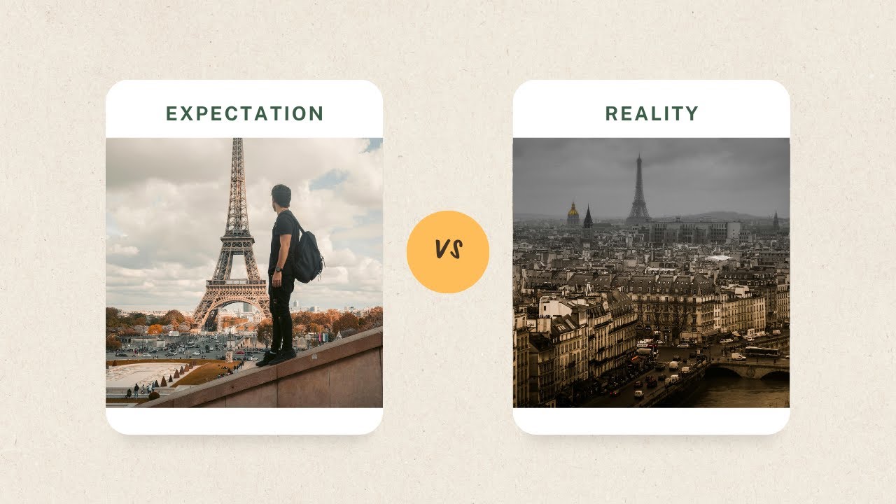 Social Media vs Reality (Paris Edition) | The Truth About the City of Love in 3 Minutes
