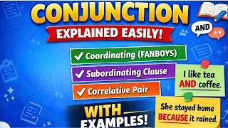 What is Conjunction? | Types of Conjunction with Examples