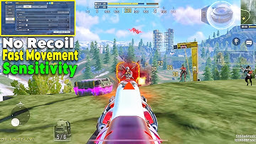 NO RECOIL + FAST MOVEMENT | CALL OF DUTY MOBILE SENSITIVITY SETTINGS | CODM BR SENSITIVITY