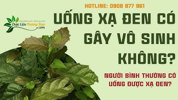 Uống nước xạ đen có bị vô sinh không? Người bình thường có uống được xạ đen? | Dược Liệu Phương Thảo