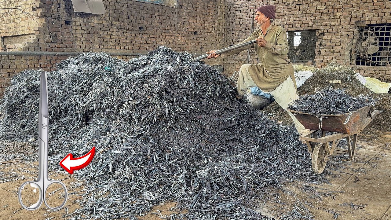 From Hospital Waste to New Surgical Scissors ♻️ | Full Recycling Factory Tour