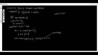 Kal Algo II Problem #6 - PART 2/2: Non repeating Streams of Characters - Python