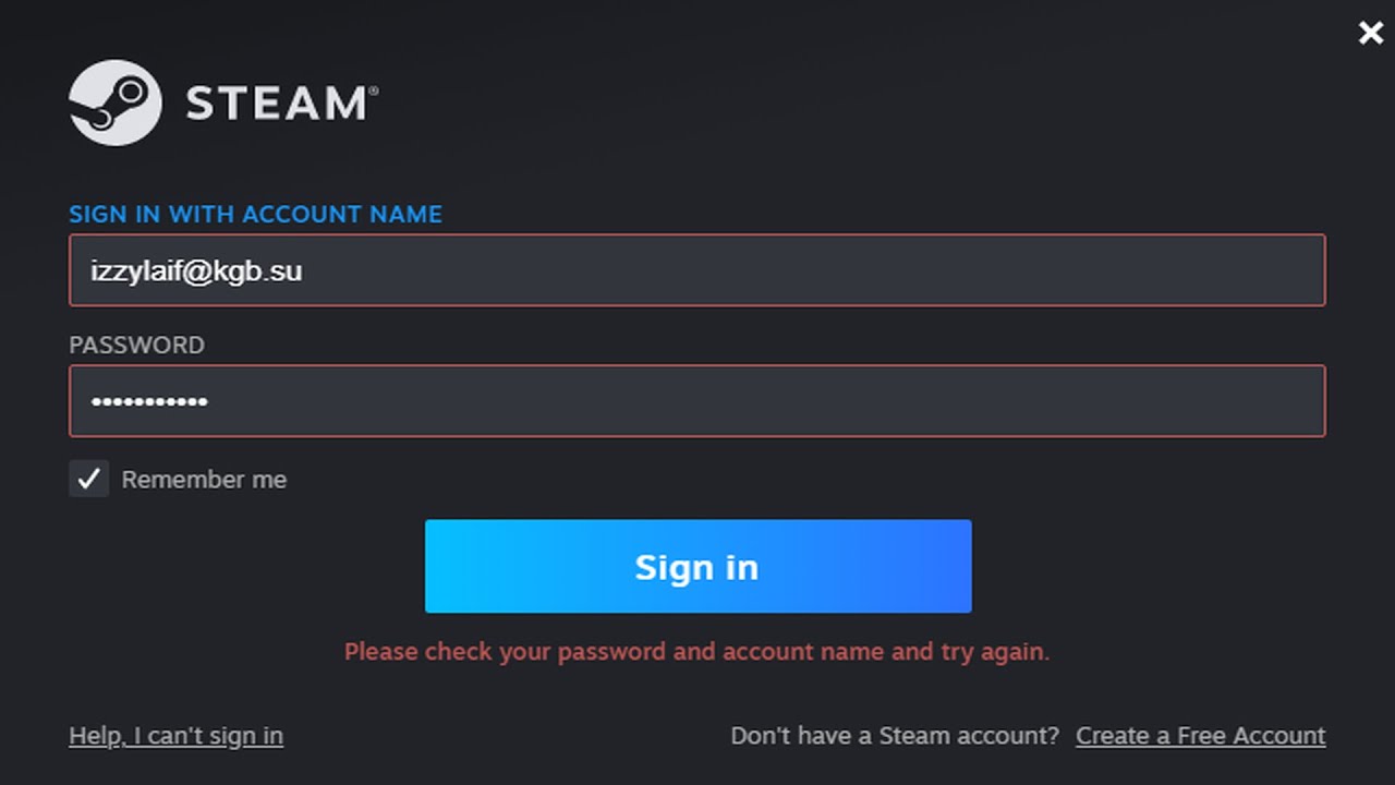 How to Fix STEAM Failed to Login with correct Email and Password