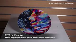 Vacuum Wrapping Bag demonstration video   ceramic plate sublimation imprinting