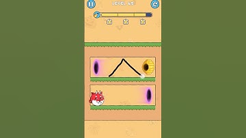 Draw 2 Save IQ Puzzle Game ( level 65 ) !!! 😱😱 #shorts #puzzlegame  #yearofyou