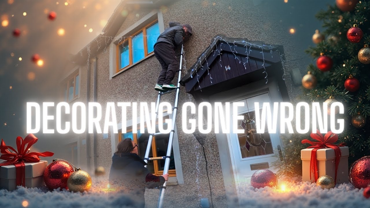 Ladder Fail & Festive Feels! 🎄 Ben’s Big Slip & Tracey’s Cozy Chicken Stock