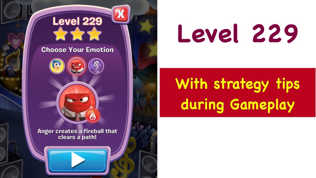 Inside Out Thought Bubbles Level 229 Tips and Strategy Guided Walkthrough