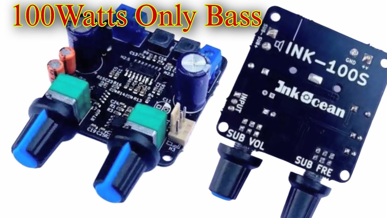 Class D Amplifier Board for Only Subwoofer Inkocean Company Bass Board