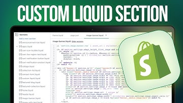 How To Add Custom Liquid Section In Shopify (2025) | Easy and Fast