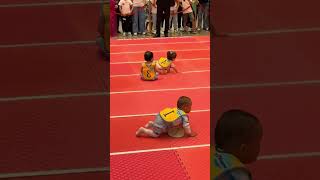 Which Kid Will Win This Race and Reach the Finish Line First? 🤔#shorts
