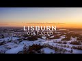 Lisburn Golf Club in Snow - 4K Drone Footage