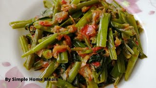Y Stir Fried Water Spinach With Shrimp Paste Kangkung Goreng Belacan Stir Fry Water Spinach