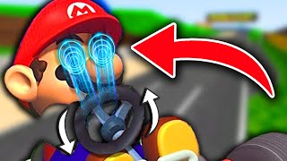 Can you win a Mario Kart race with ONLY your EYES?