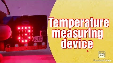 Temperature measuring device using Microbit|| For beginners||#smartcreativity