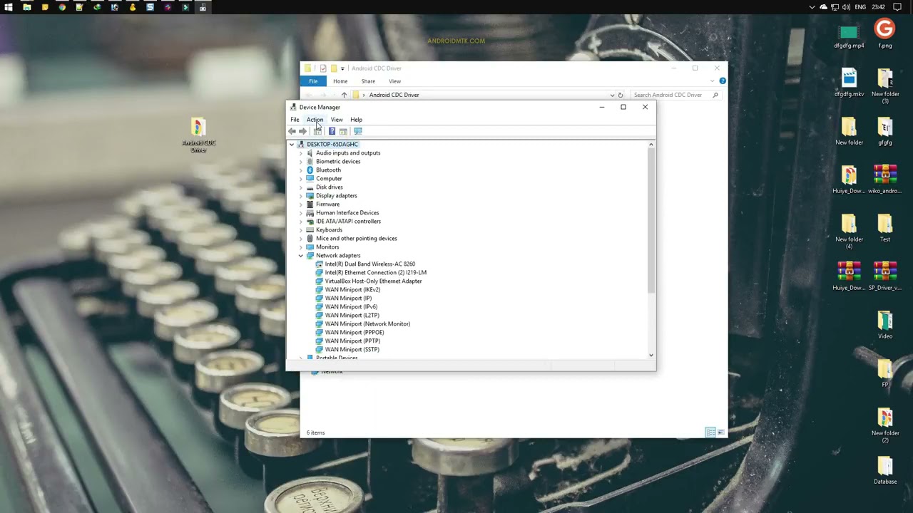 Android CDC Driver Installation in your computer