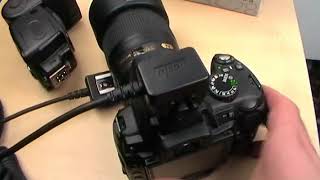 Nikon SC-28 TTL Sensor Coiled Remote Cord & using with the SB-700 Speedlight