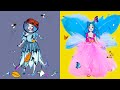 Paper Dolls Dress Up - Little Winged Fairy Dresses Handmade - Magic Land #5