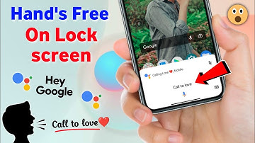 How To Use Google Assistant On Lock Screen || How to use Google Assistant on Lock Screen?