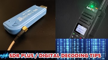 Tips on using SDR Plus and DSDPLUS to listen to DMR/DIGITAL conversations.