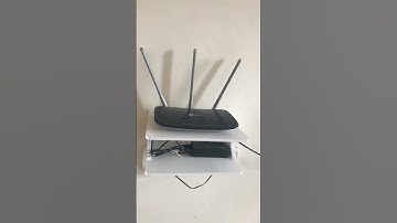 Wall Mounted wood Shelf for Router Setup box | Home Organization Idea | Product link in description