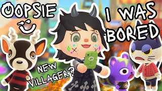 Burnout Made me TERRORIZE My Island | ACNH