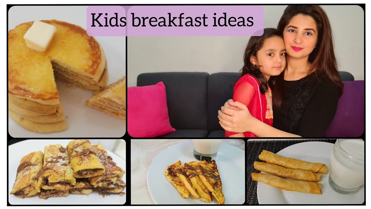 Kids Breakfast Recipes || 4 Instant Breakfast Ideas for kids