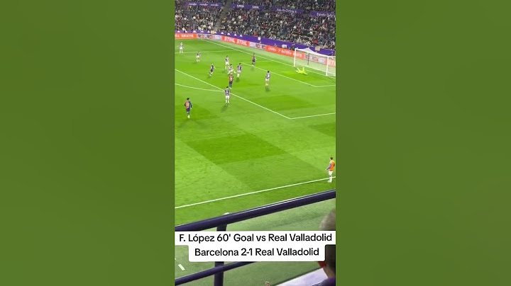 Real Real Valladolid vs Barcelona. Fermin lopez goal . #barcelona #raphinha